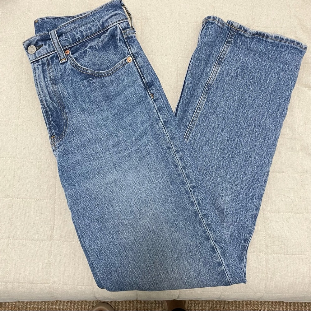 Gap Sky High Straight Jeans